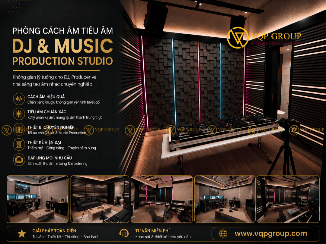 Khám Phá DJ Producer Studio Tại King Palace Sau Khi Hoàn Thiện