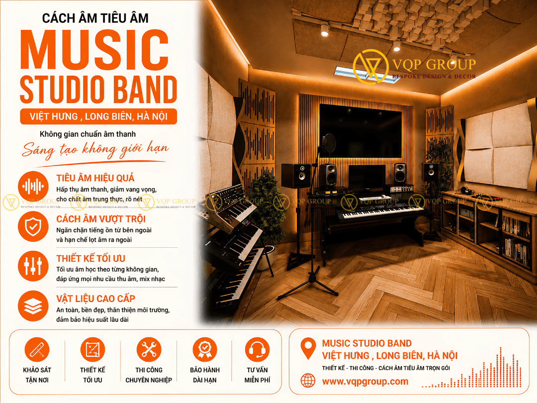 Từ Nhà Riêng Đến Music Band Studio Chuyên Nghiệp Tại Việt Hưng Long Biên