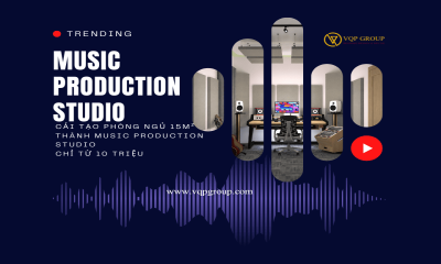 Thiết Kế & Cải Tạo Phòng Ngủ 15m² Thành Music Production Studio Tại Thư Lâm, Đông Anh, Hà Nội Chỉ Từ 10 Triệu