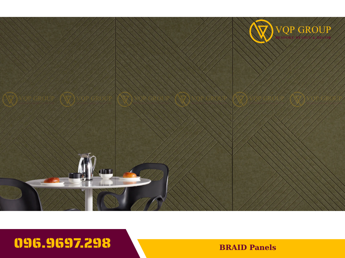 Tấm Tiêu Âm BRAID Panels - Tuyệt Tác Tiêu Âm Nghệ Thuật Từ VQP GROUP