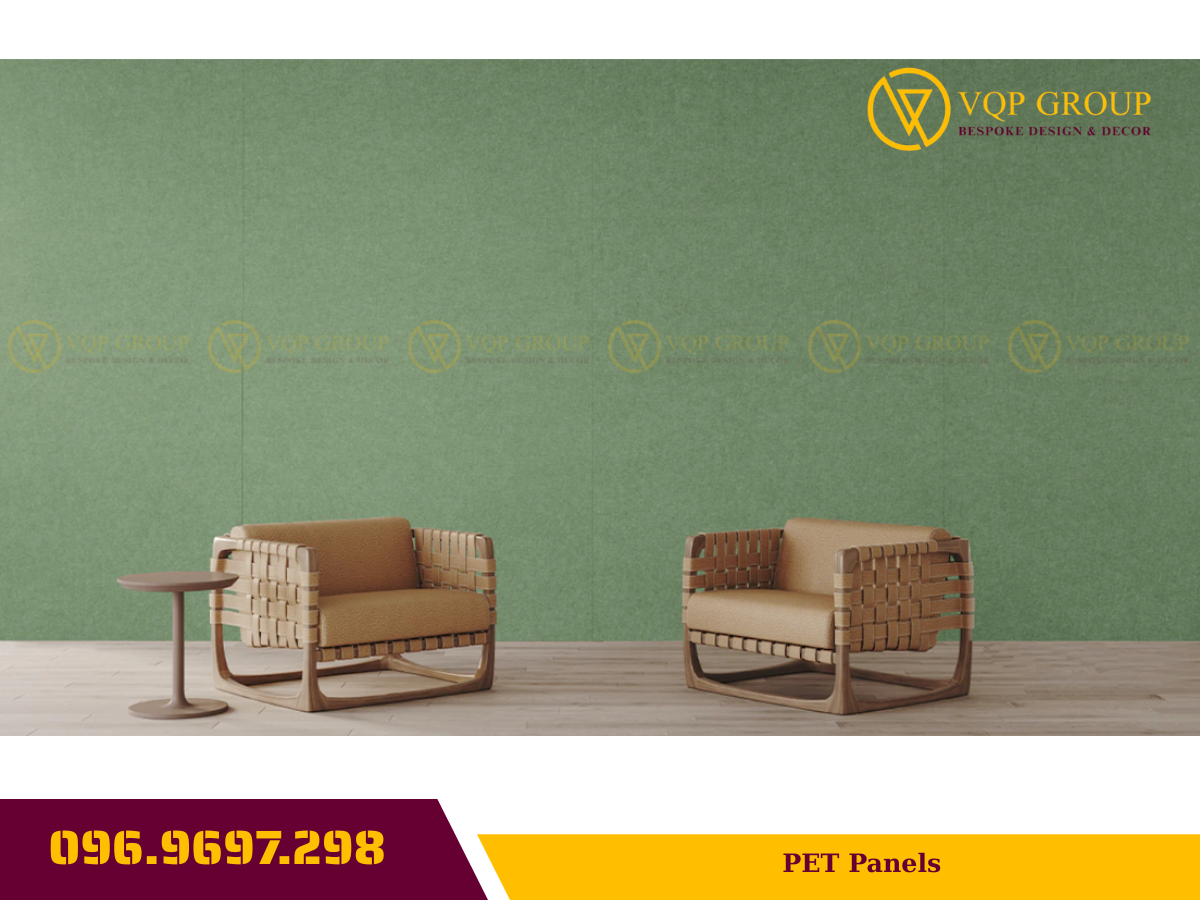 Tấm Tiêu Âm PET Panels – Giải Pháp Tiêu Âm Hiện Đại Cho Mọi Không Gian