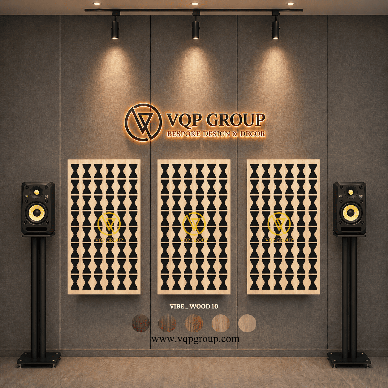 TẤM TIÊU ÂM GỖ CNC - VIBE _ WOOD  10