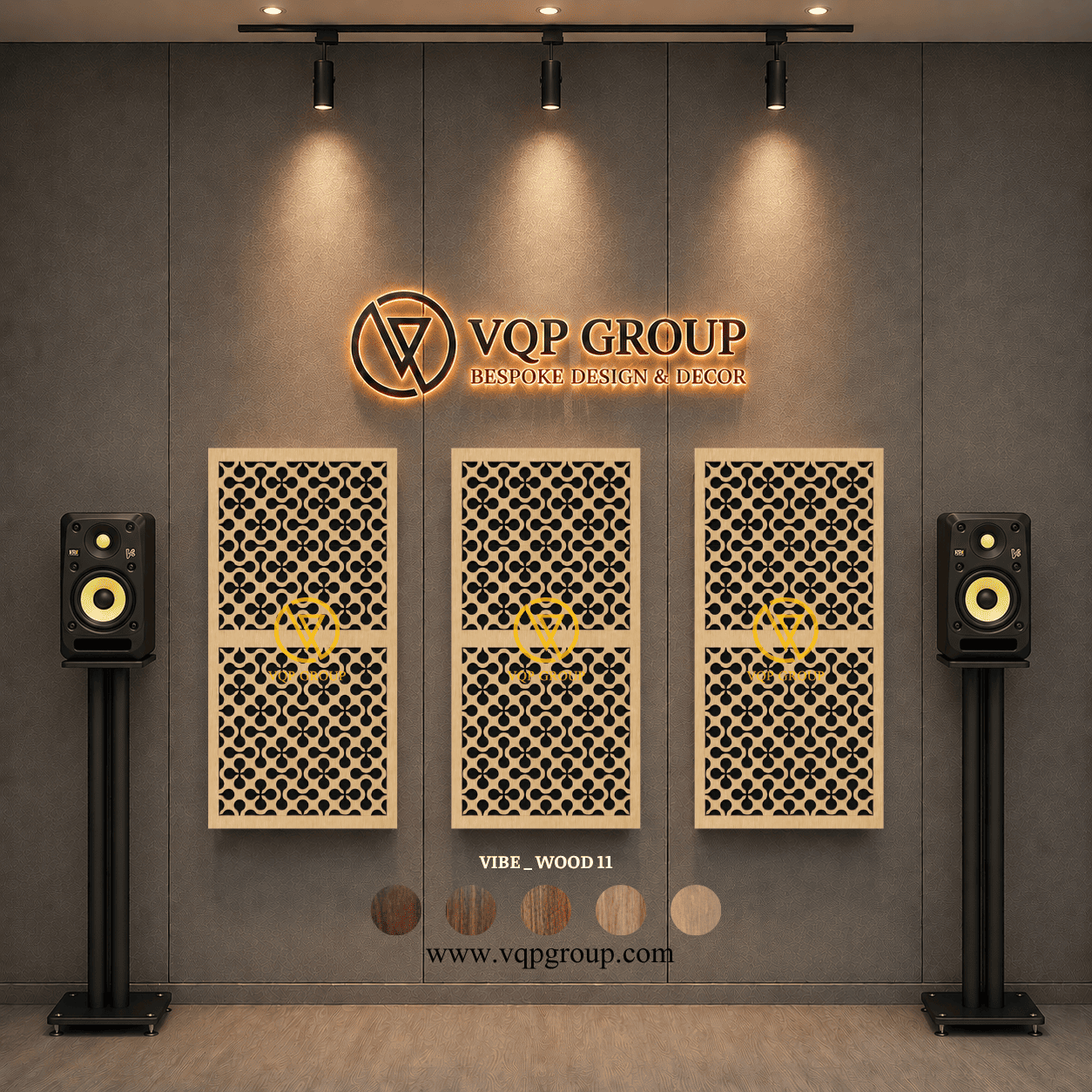 TẤM TIÊU ÂM GỖ CNC - VIBE _ WOOD  11