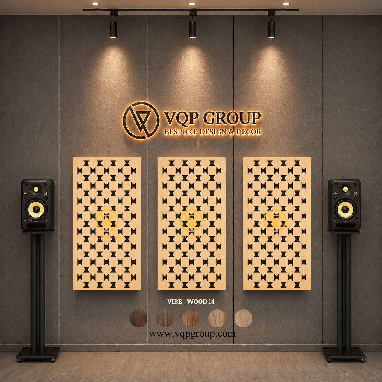 TẤM TIÊU ÂM GỖ CNC - VIBE _ WOOD  14