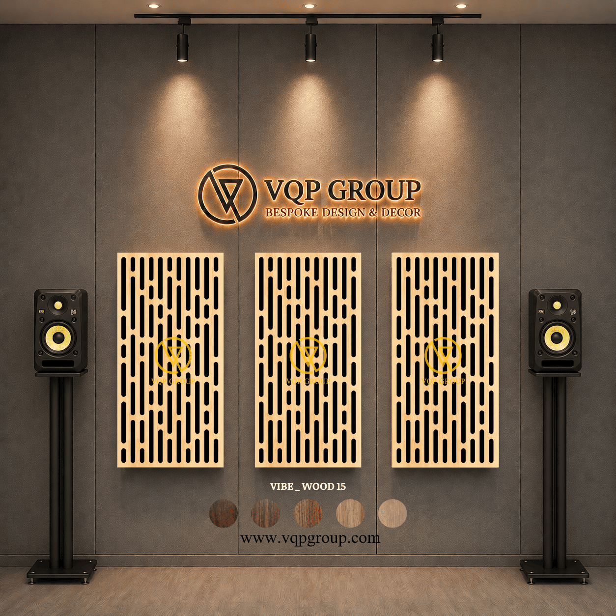 TẤM TIÊU ÂM GỖ CNC - VIBE _ WOOD  15