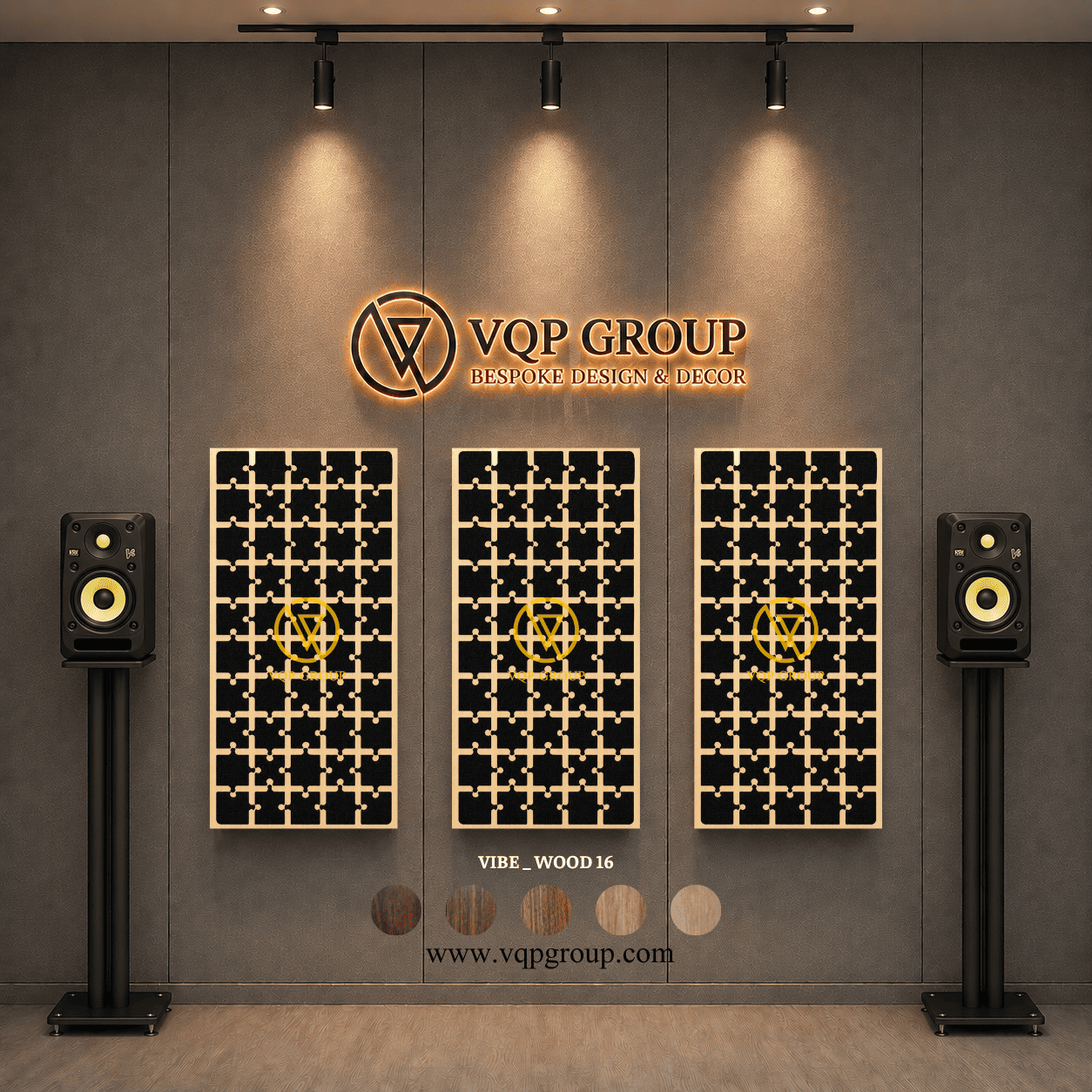 TẤM TIÊU ÂM GỖ CNC - VIBE _ WOOD  16