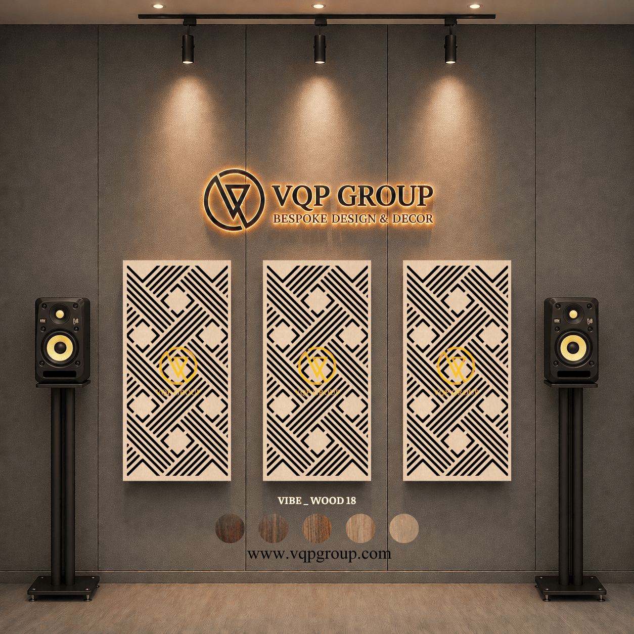 TẤM TIÊU ÂM GỖ CNC - VIBE _ WOOD  18