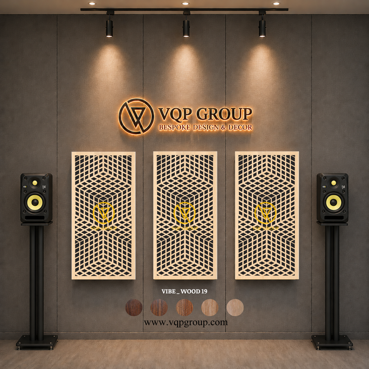 TẤM TIÊU ÂM GỖ CNC - VIBE _ WOOD  19