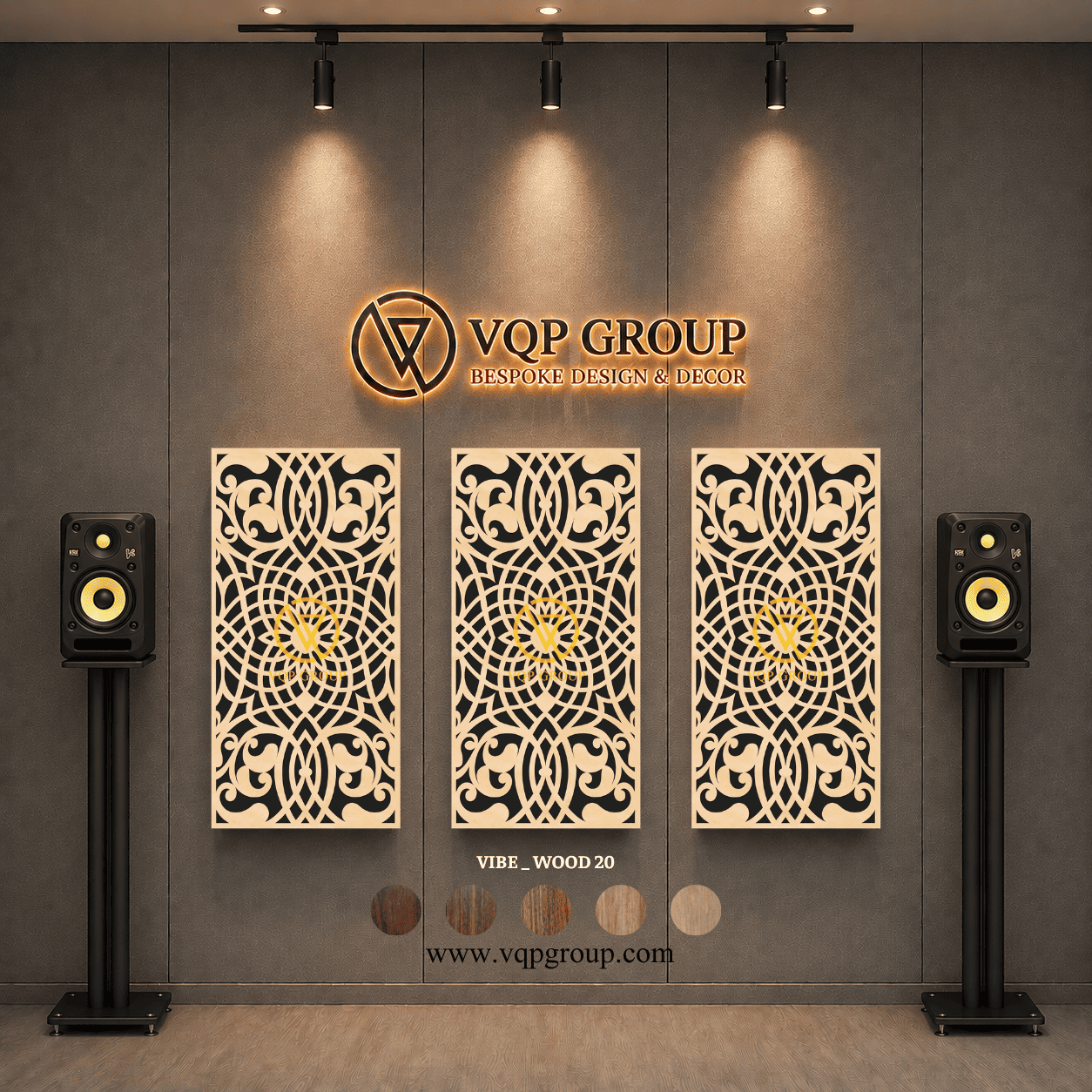 TẤM TIÊU ÂM GỖ CNC - VIBE _ WOOD  20