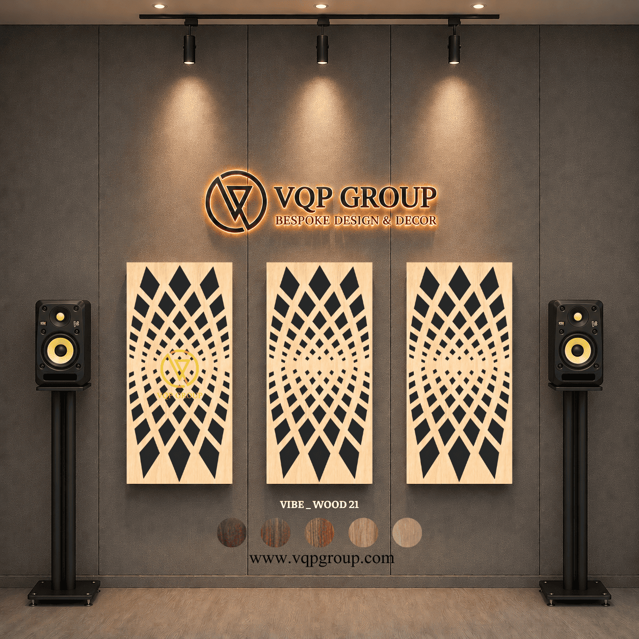 TẤM TIÊU ÂM GỖ CNC - VIBE _ WOOD  21