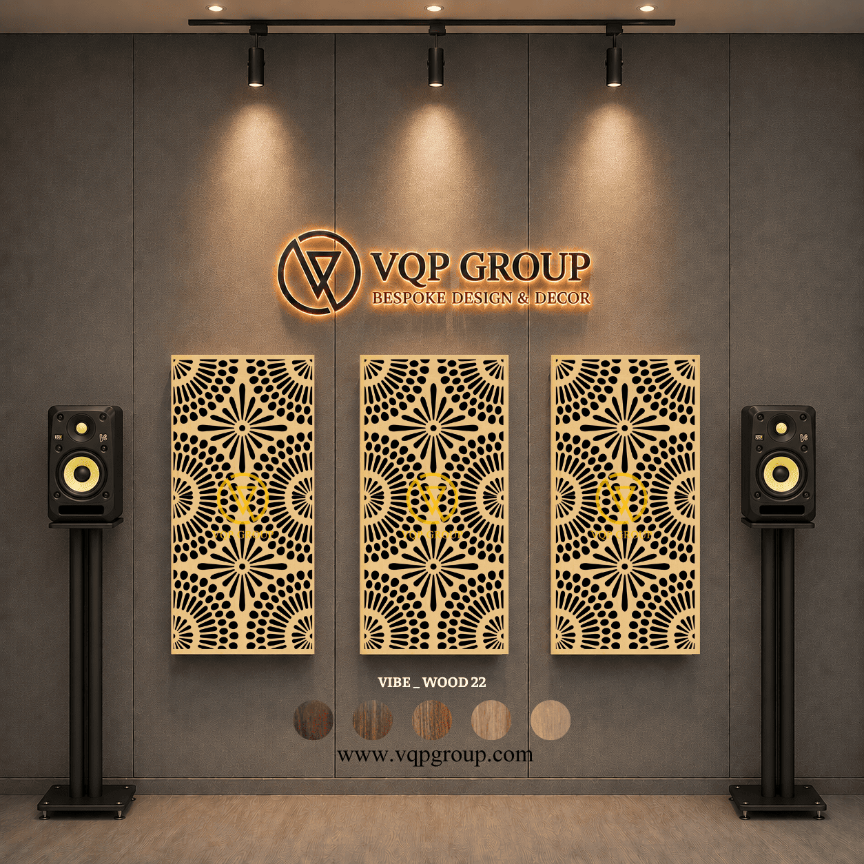 TẤM TIÊU ÂM GỖ CNC - VIBE _ WOOD  22