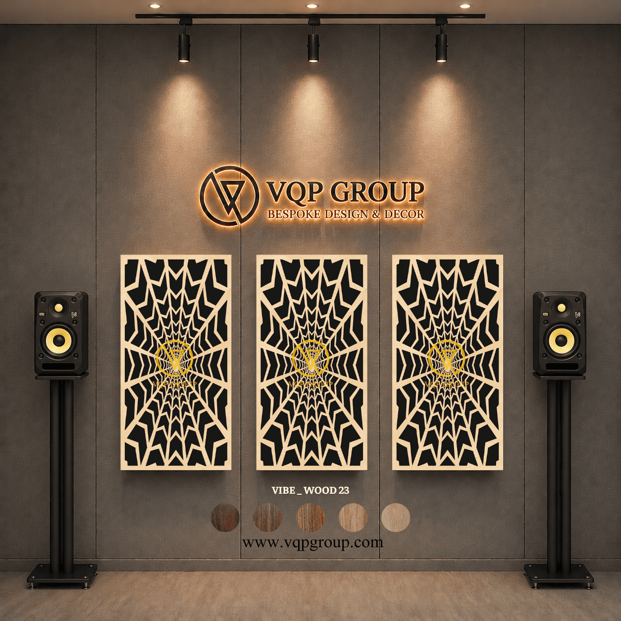 TẤM TIÊU ÂM GỖ CNC - VIBE _ WOOD  23
