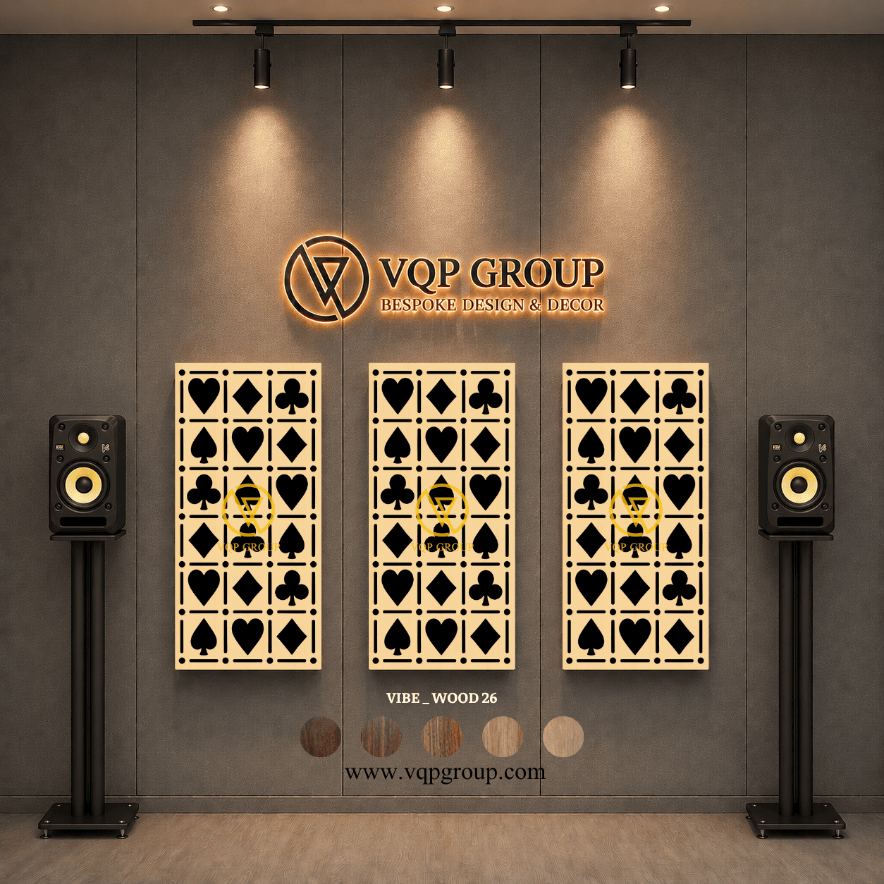 TẤM TIÊU ÂM GỖ CNC - VIBE _ WOOD  26