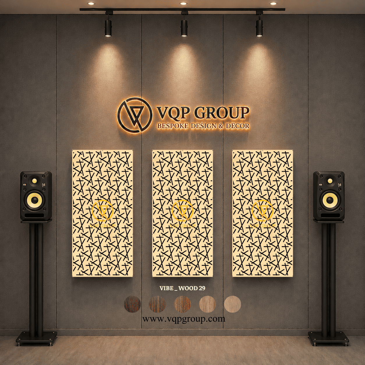 TẤM TIÊU ÂM GỖ CNC - VIBE _ WOOD 29