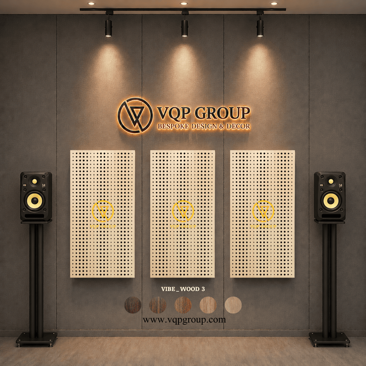 TẤM TIÊU ÂM GỖ CNC - VIBE _ WOOD  3