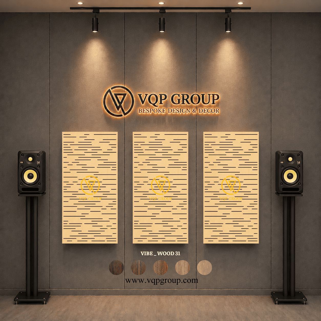 TẤM TIÊU ÂM GỖ CNC - VIBE _ WOOD  31