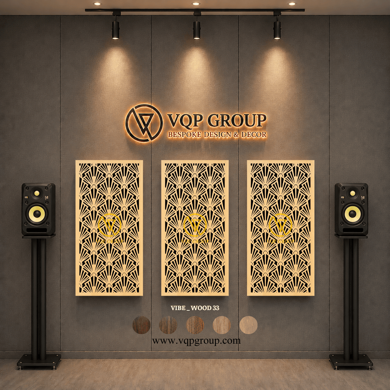 TẤM TIÊU ÂM GỖ CNC - VIBE _ WOOD  33