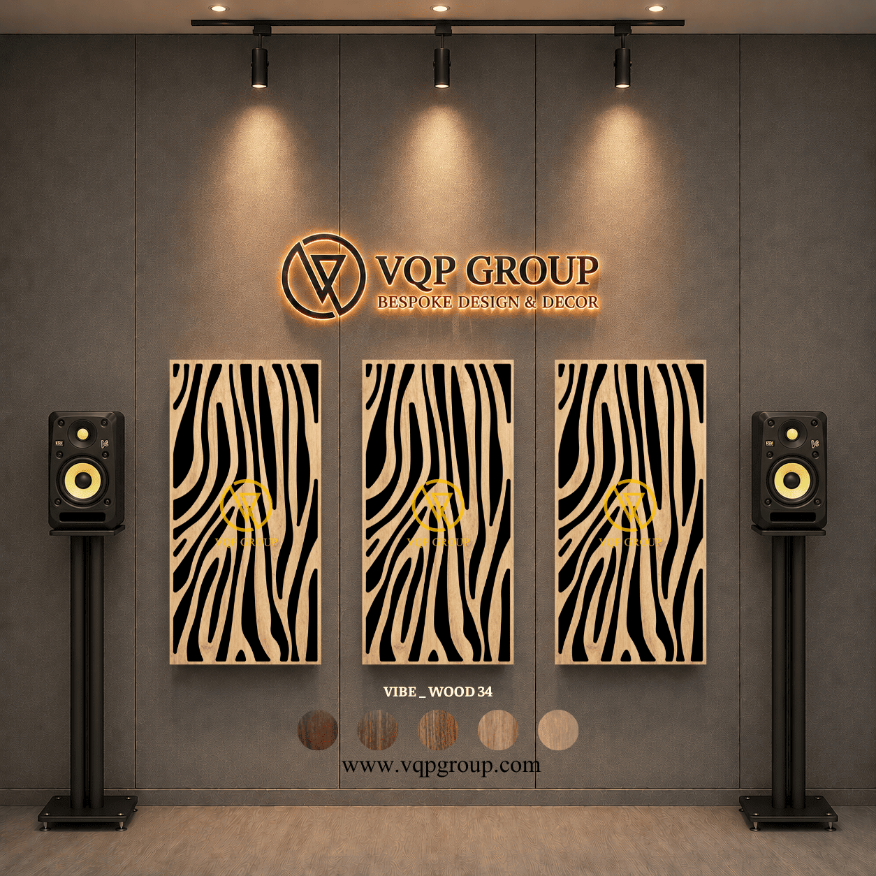 TẤM TIÊU ÂM GỖ CNC - VIBE _ WOOD  34