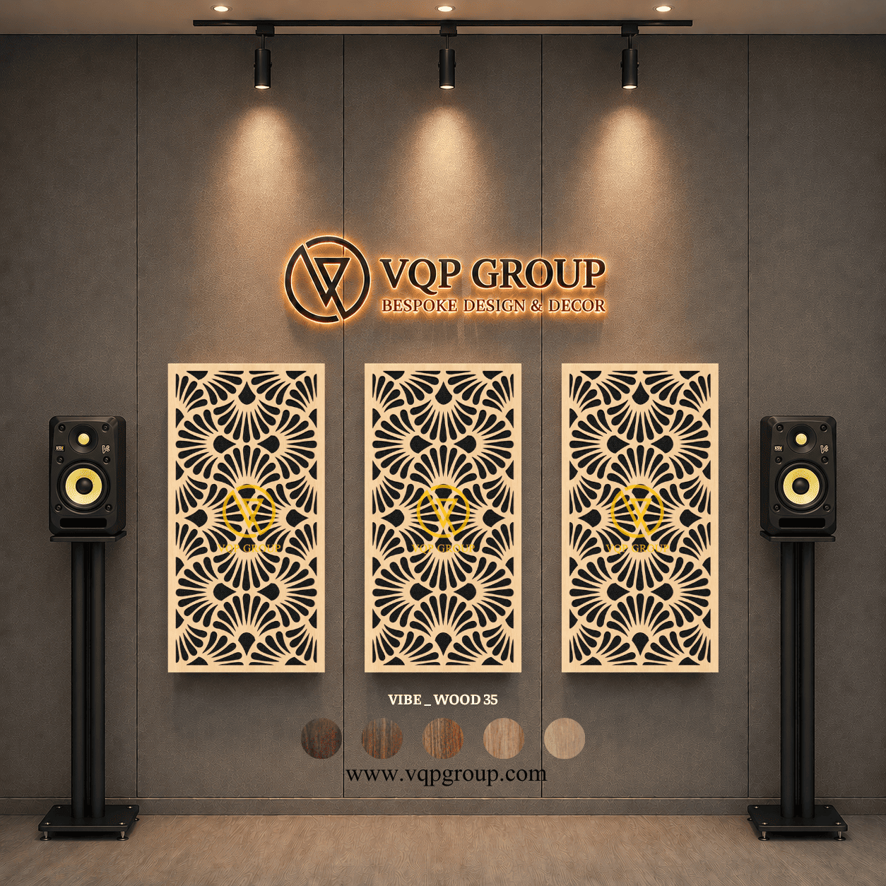 TẤM TIÊU ÂM GỖ CNC - VIBE _ WOOD  35
