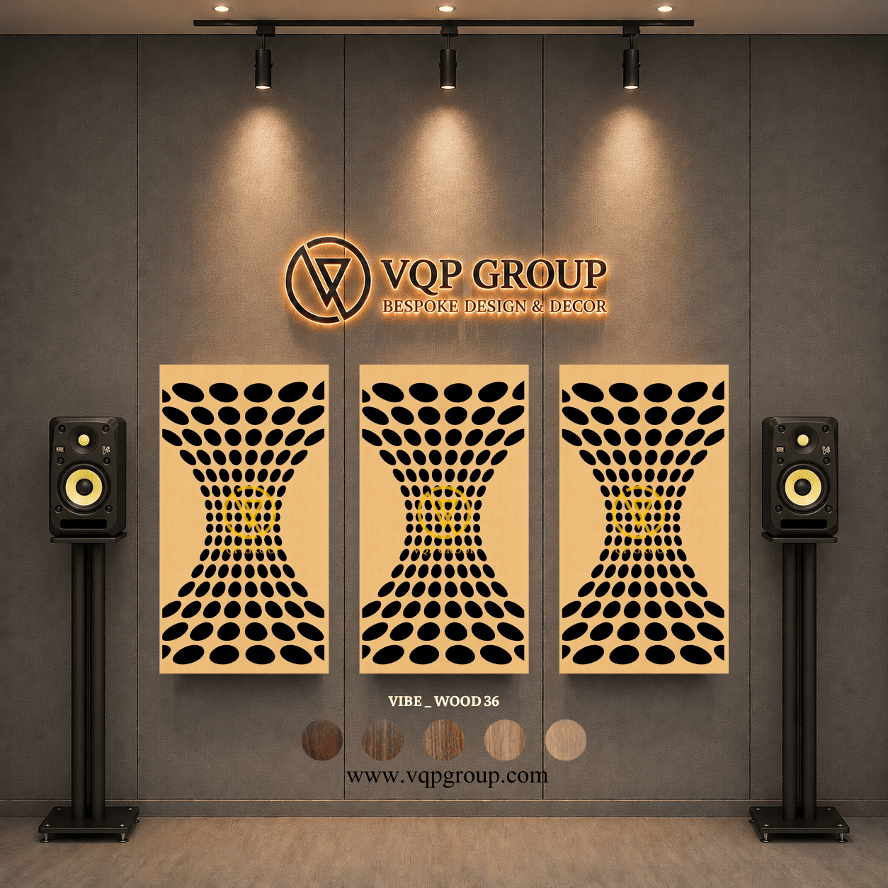 TẤM TIÊU ÂM GỖ CNC - VIBE _ WOOD  36