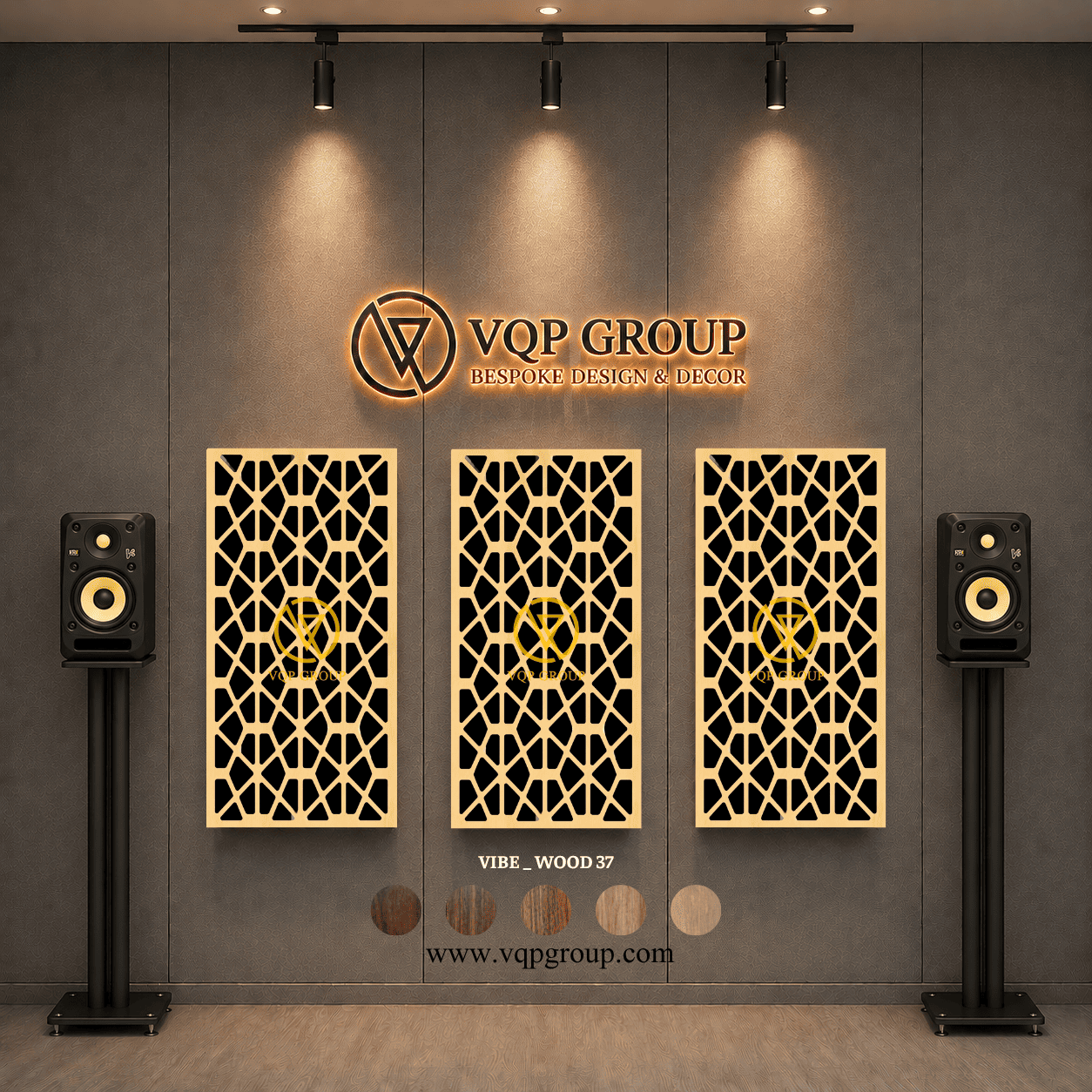TẤM TIÊU ÂM GỖ CNC - VIBE _ WOOD  37