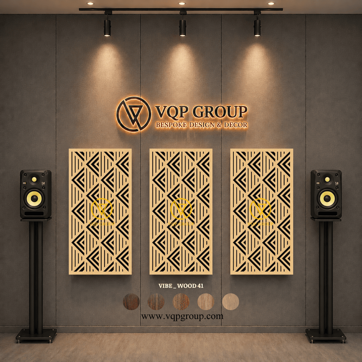 TẤM TIÊU ÂM GỖ CNC - VIBE _ WOOD  41