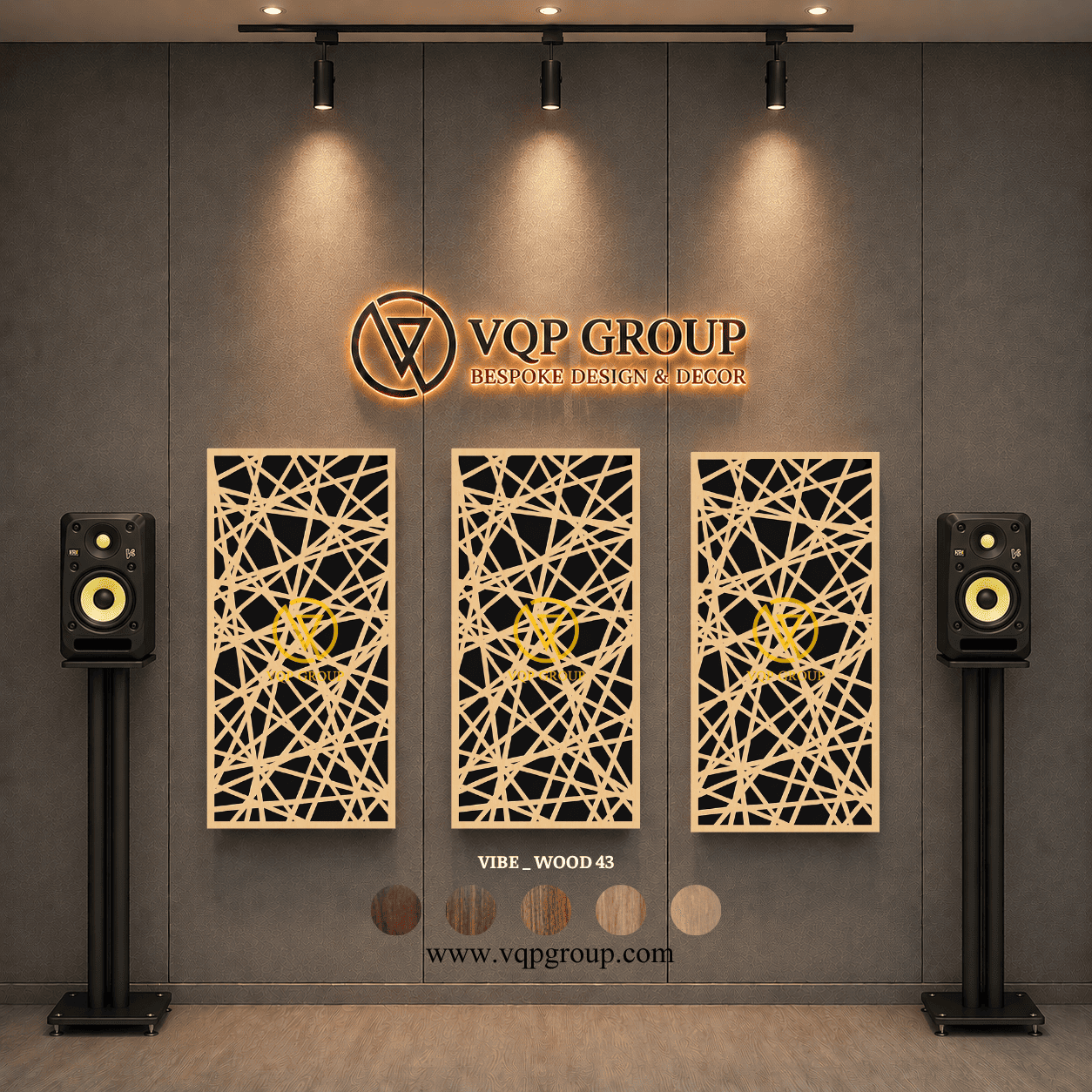 TẤM TIÊU ÂM GỖ CNC - VIBE _ WOOD  43