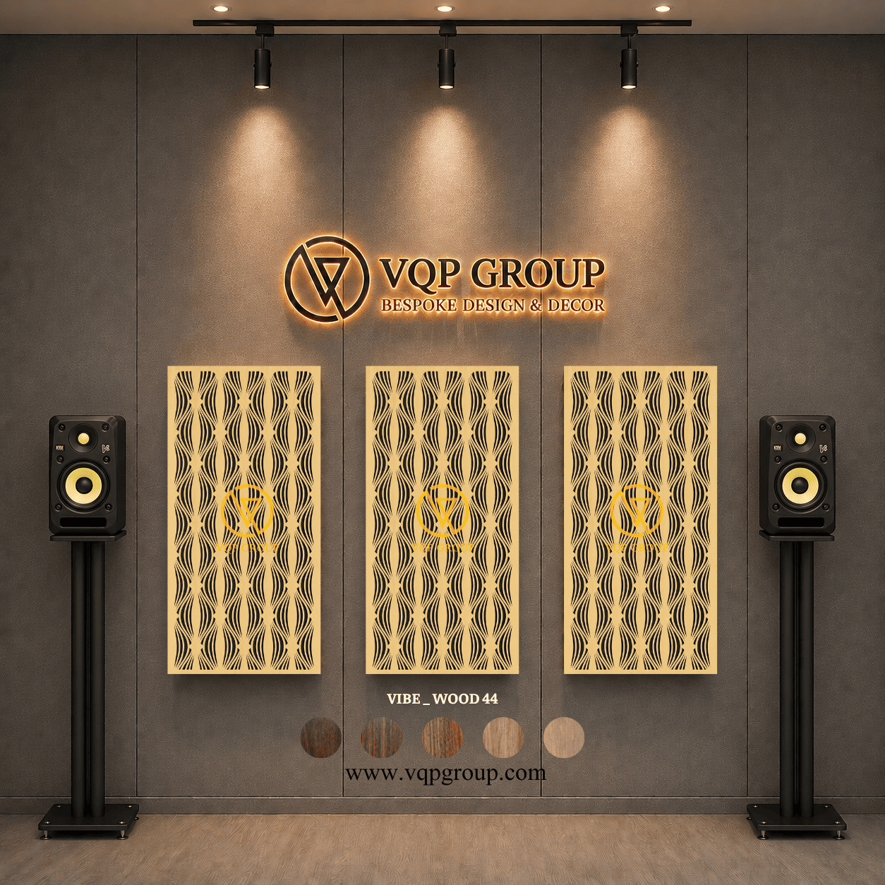 TẤM TIÊU ÂM GỖ CNC - VIBE _ WOOD 44