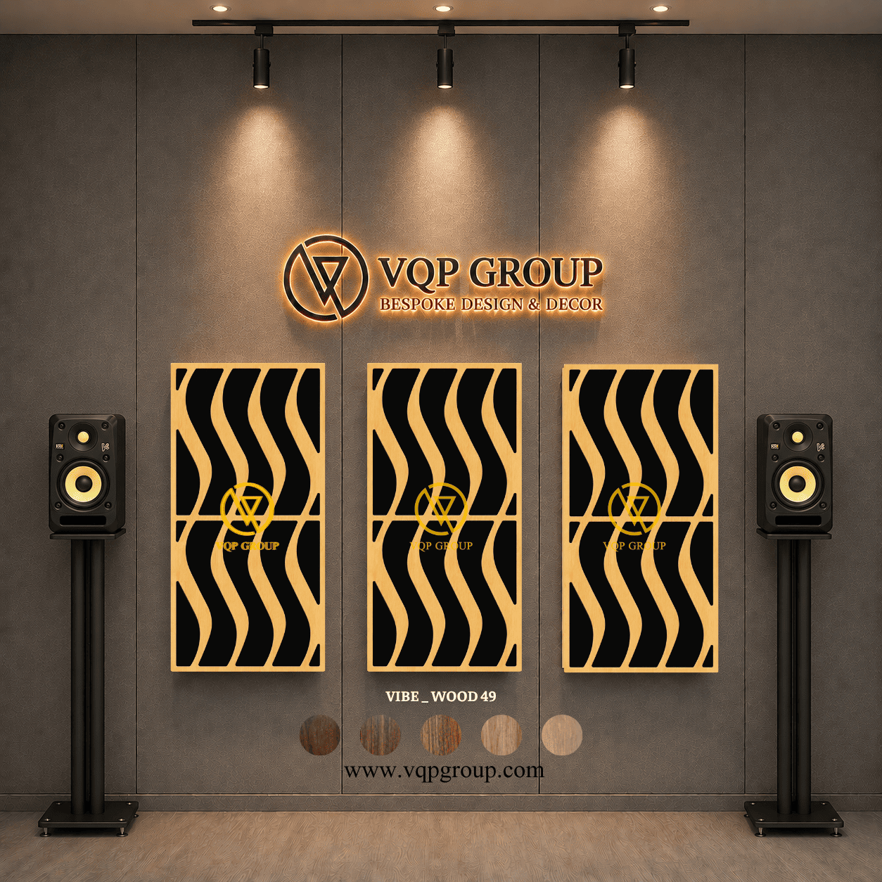 TẤM TIÊU ÂM GỖ CNC - VIBE _ WOOD 49