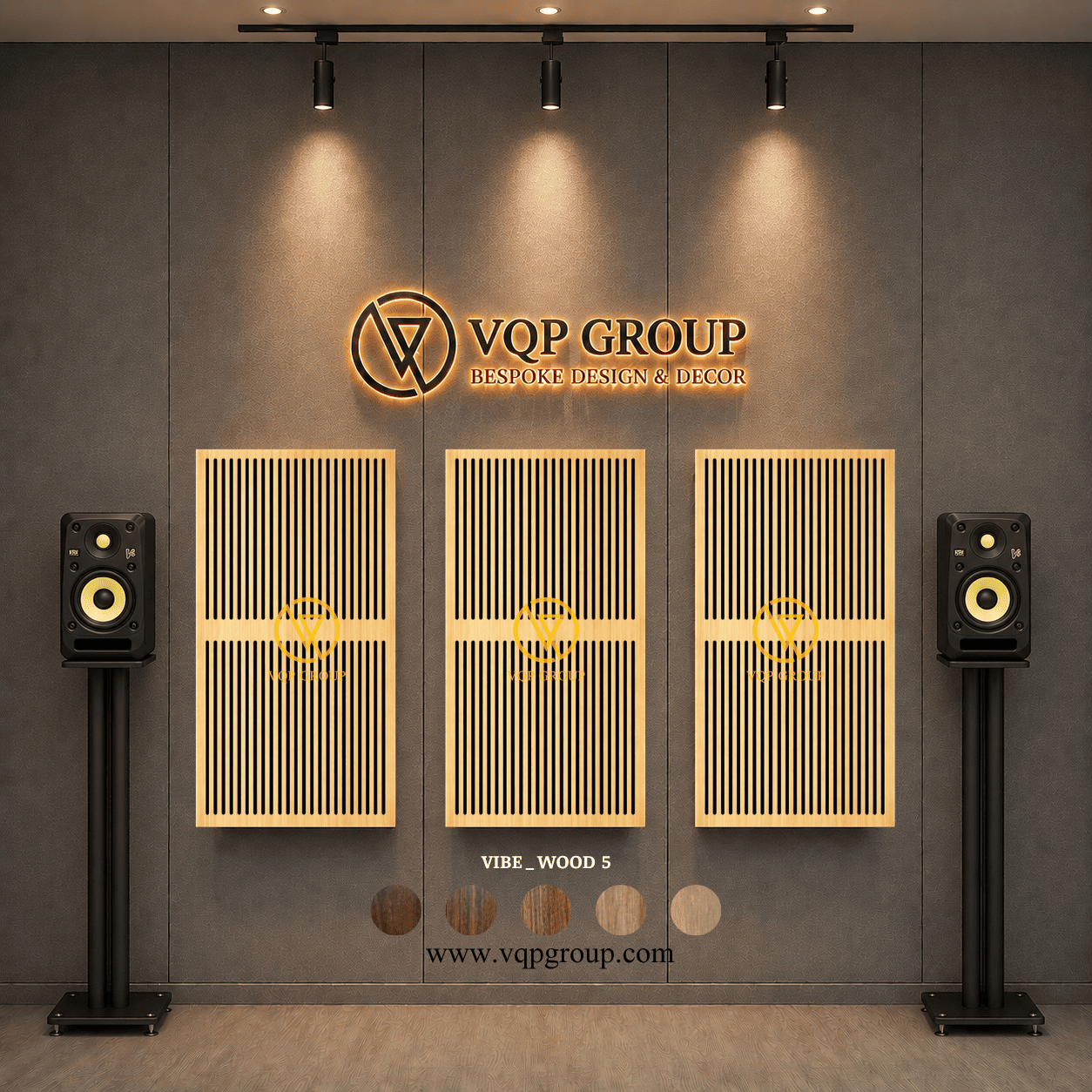 TẤM TIÊU ÂM GỖ CNC - VIBE _ WOOD  5
