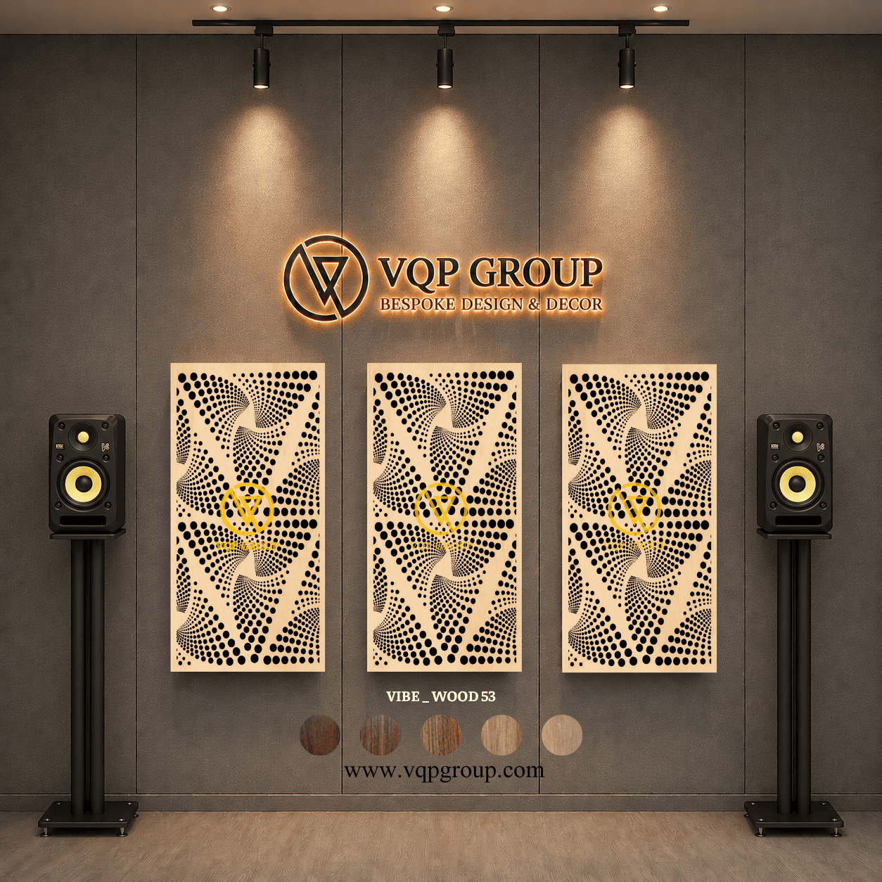 TẤM TIÊU ÂM GỖ CNC - VIBE _ WOOD  53