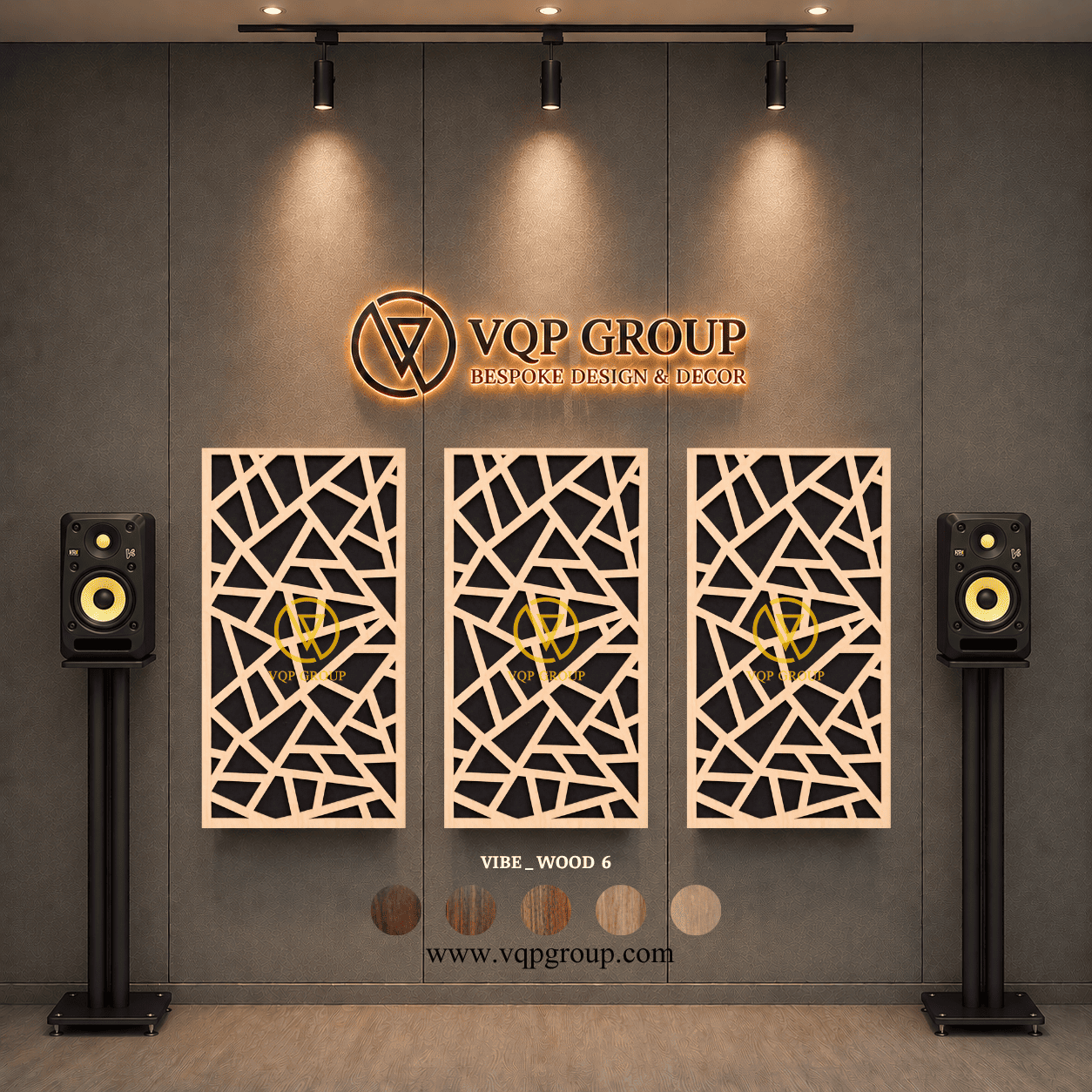 TẤM TIÊU ÂM GỖ CNC - VIBE _ WOOD 6