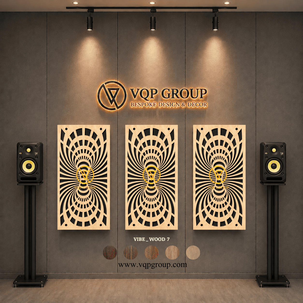 TẤM TIÊU ÂM GỖ CNC - VIBE _ WOOD  7