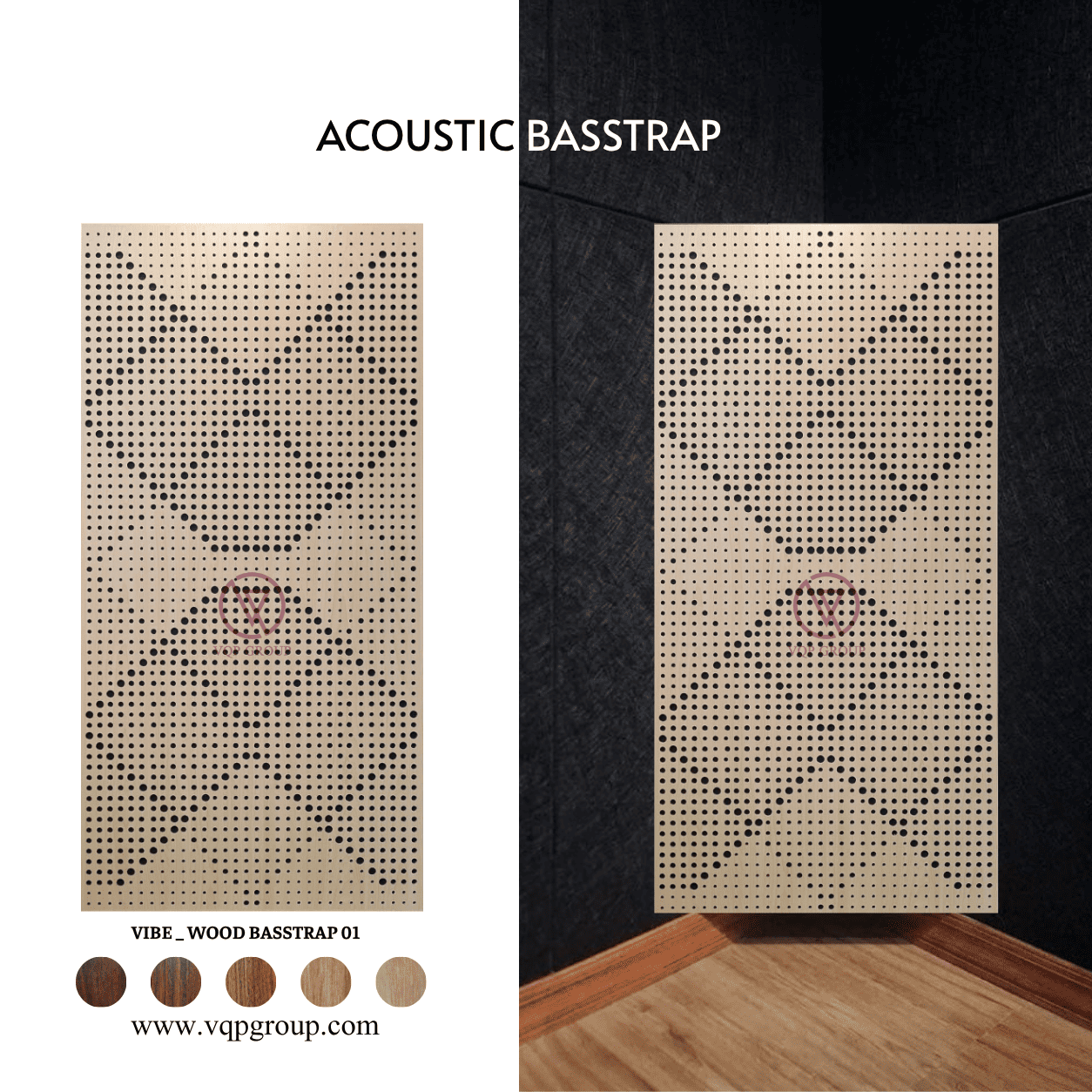 TẤM BASSTRAP TIÊU ÂM VIBE _WOOD BASSTRAP 01
