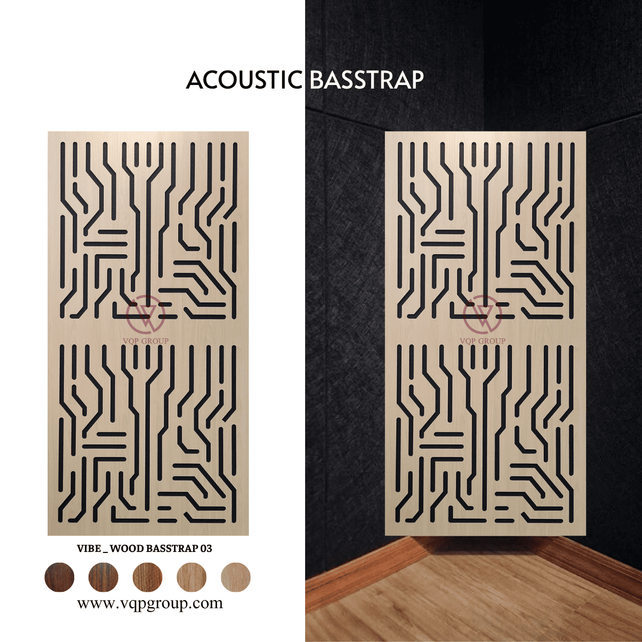 TẤM BASSTRAP TIÊU ÂM VIBE _WOOD BASSTRAP 03