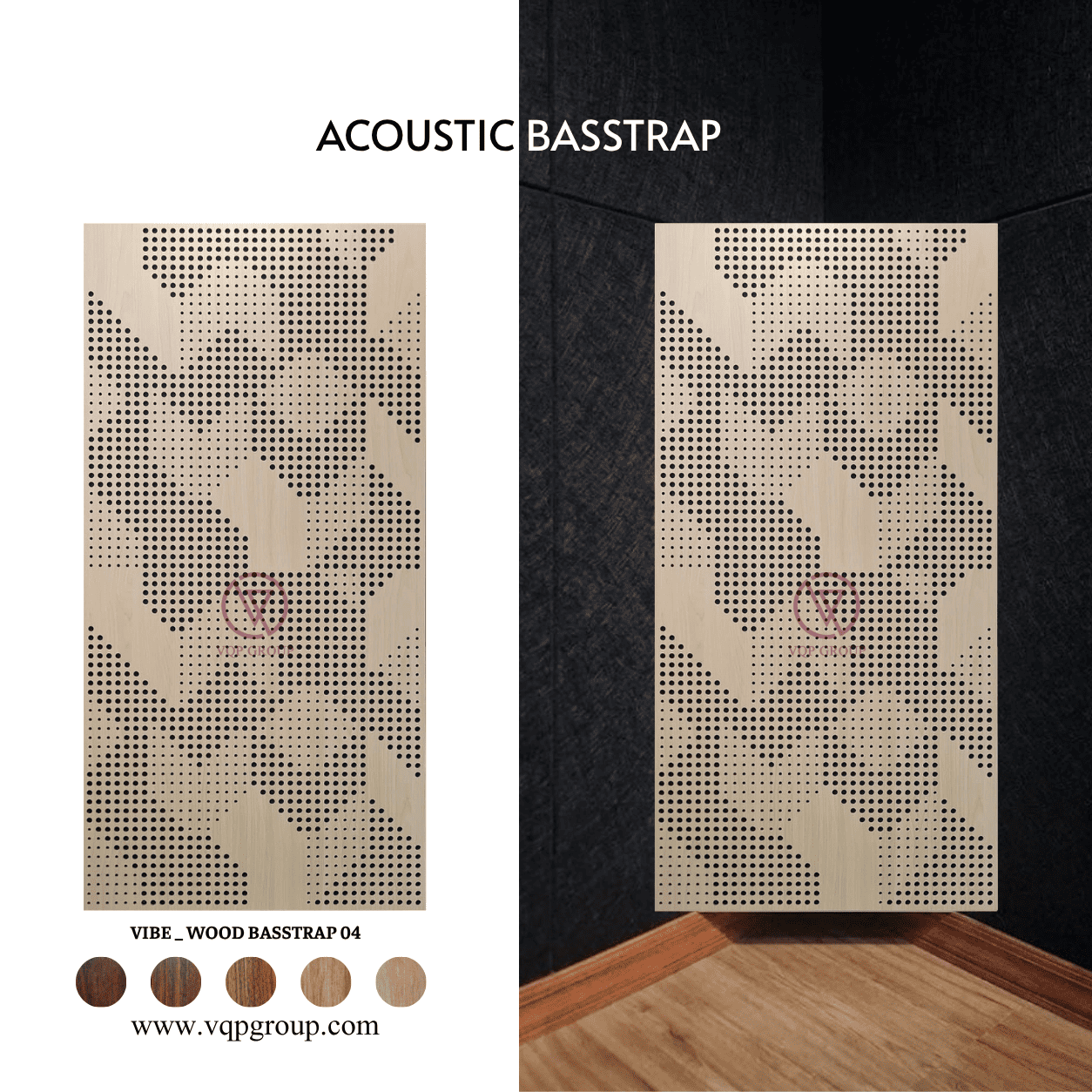 TẤM BASSTRAP TIÊU ÂM VIBE _WOOD BASSTRAP 04