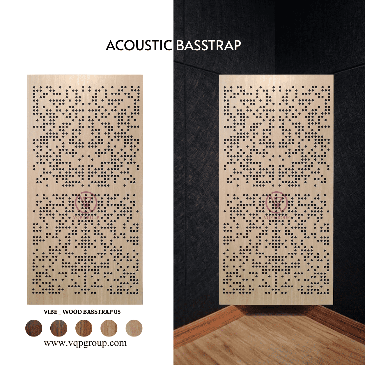 TẤM BASSTRAP TIÊU ÂM VIBE _WOOD BASSTRAP 05