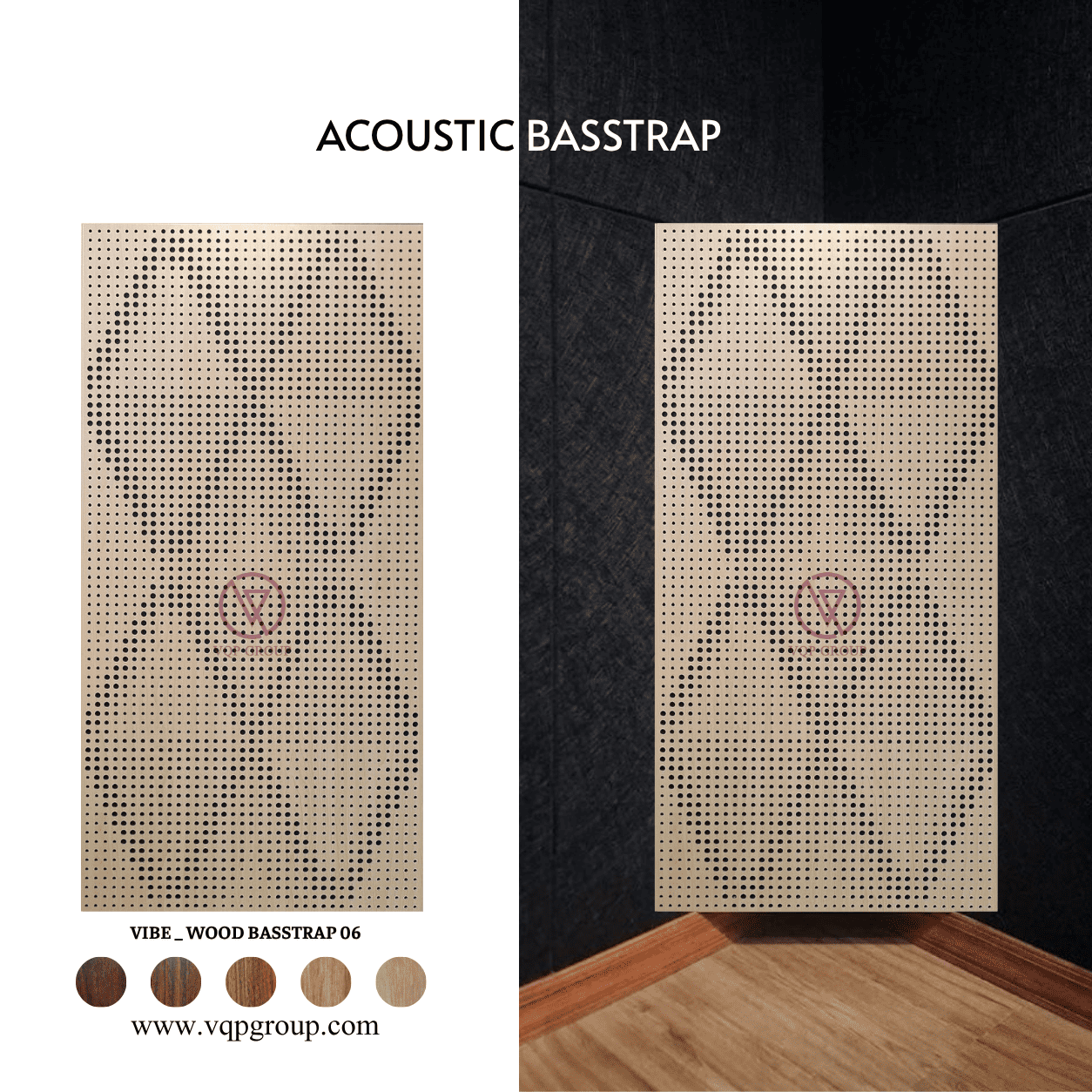 TẤM BASSTRAP TIÊU ÂM VIBE _WOOD BASSTRAP 06