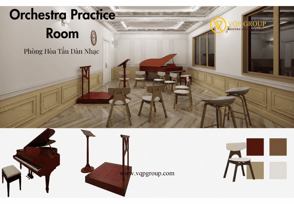 Creative Music Classroom dành cho workshop âm nhạc và hoạt động nghệ thuật học sinh